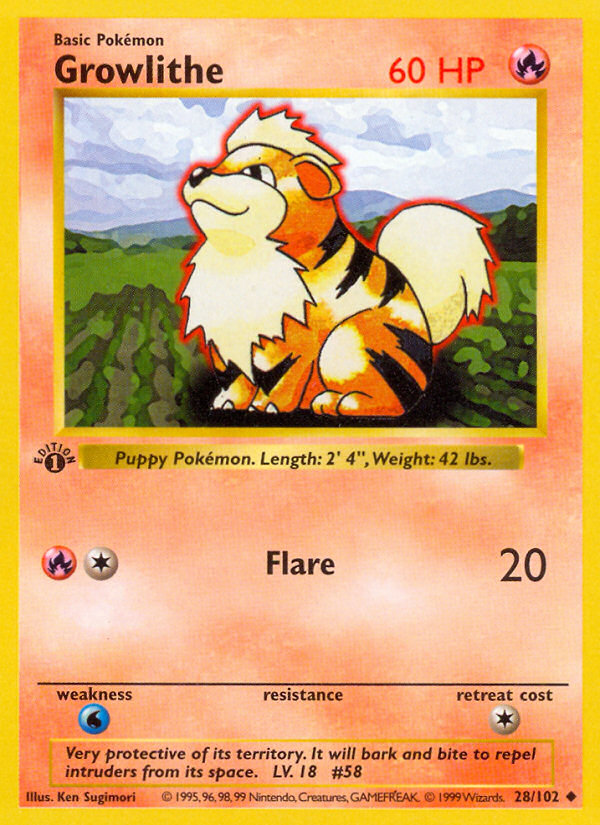 Growlithe (Base 28)