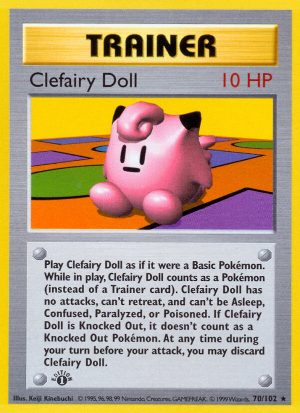 Clefairy Doll (Base 70)