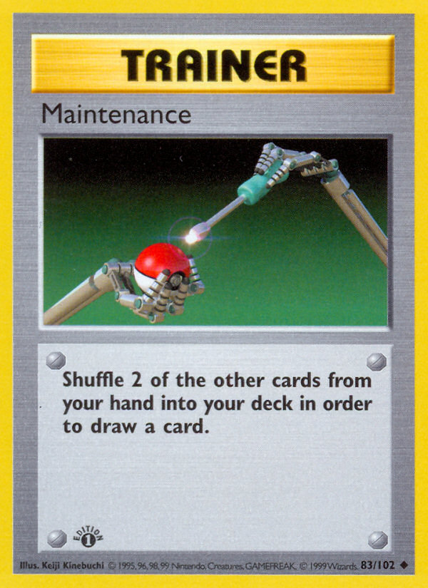 Maintenance (Base 83)