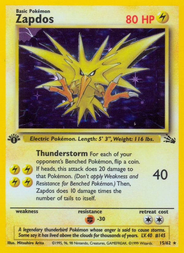 Zapdos (Fossil 15)