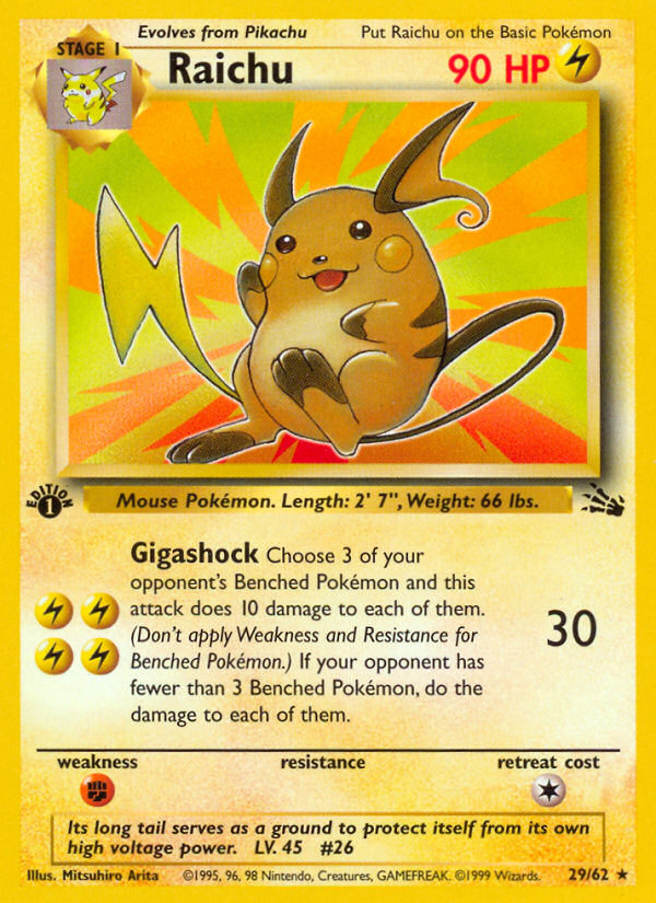 Raichu (Fossil 29)