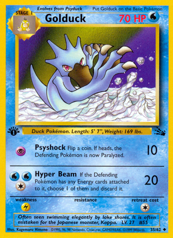 Golduck (Fossil 35)