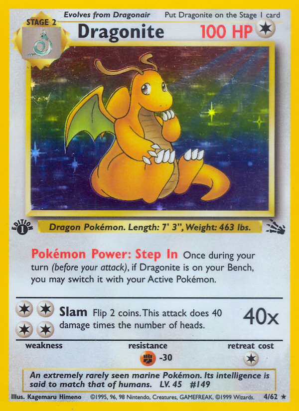 Dragonite (Fossil 4)