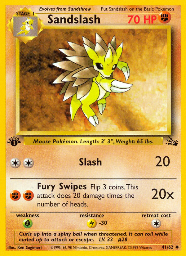 Sandslash (Fossil 41)