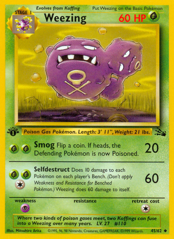 Weezing (Fossil 45)