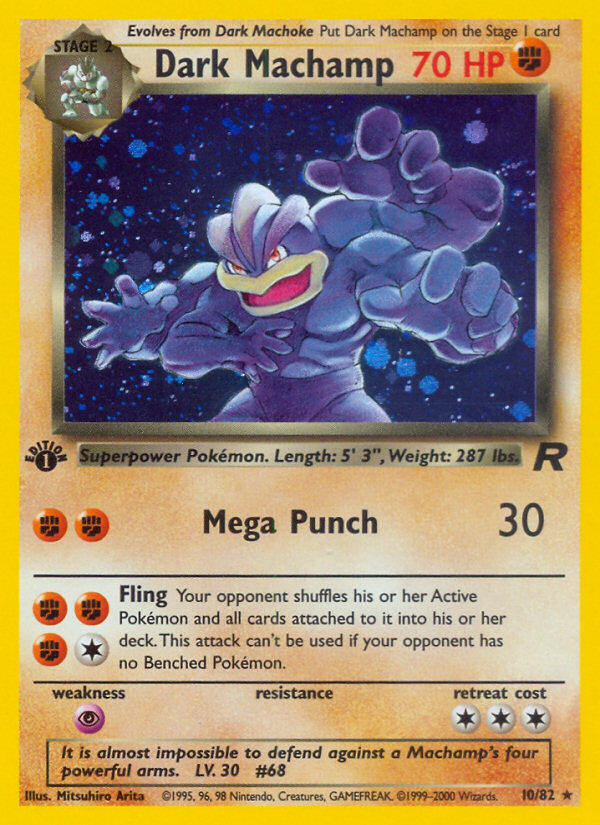 Dark Machamp (Team Rocket 10)
