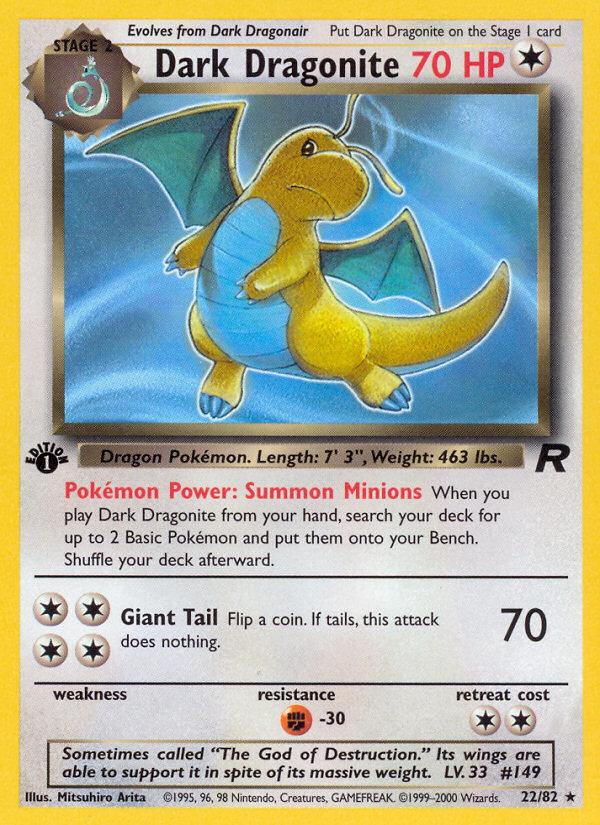 Dark Dragonite (Team Rocket 22)