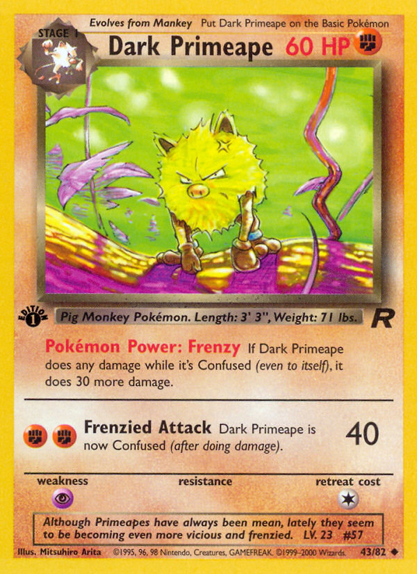 Dark Primeape (Team Rocket 43)