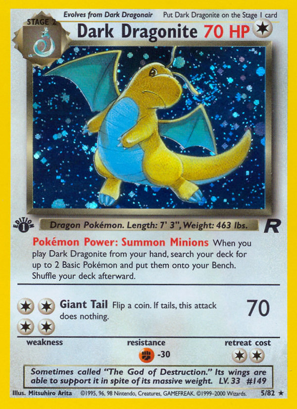 Dark Dragonite (Team Rocket 5)