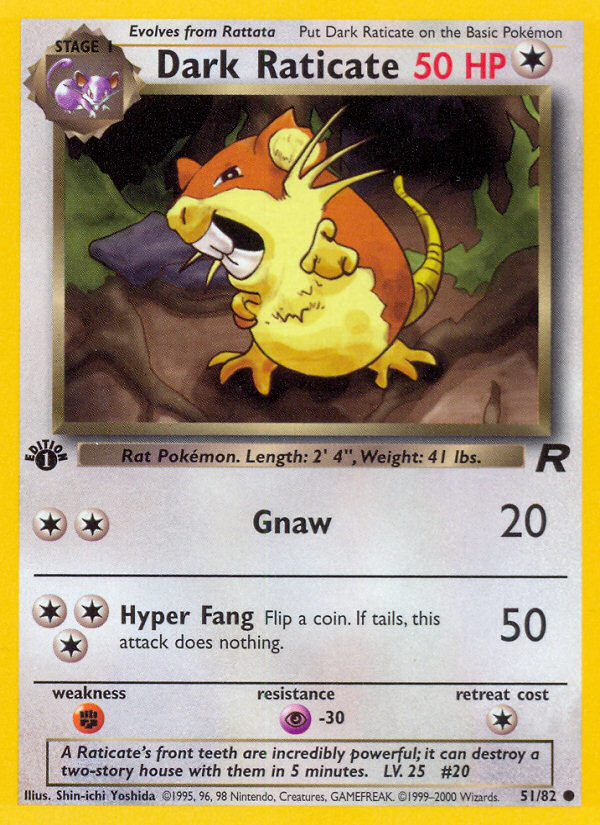 Dark Raticate (Team Rocket 51)