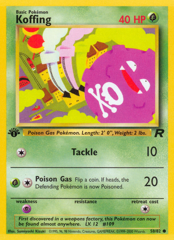 Koffing (Team Rocket 58)