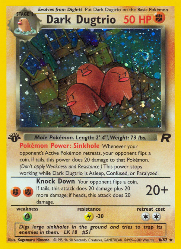 Dark Dugtrio (Team Rocket 6)