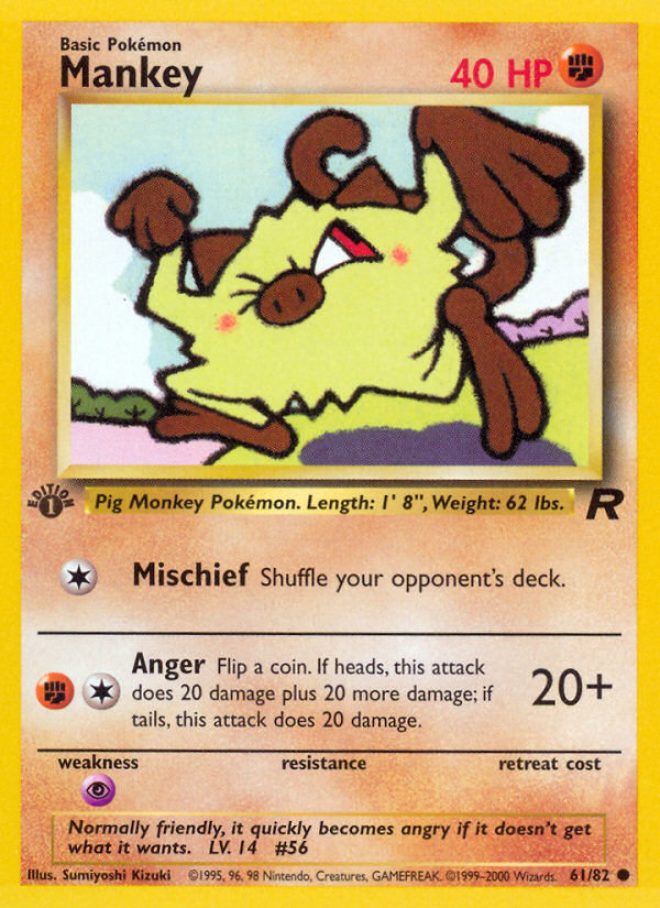 Mankey (Team Rocket 61)