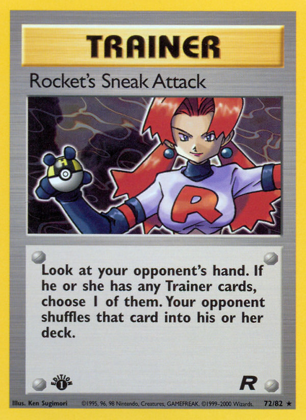 Rocket's Sneak Attack (Team Rocket 72)