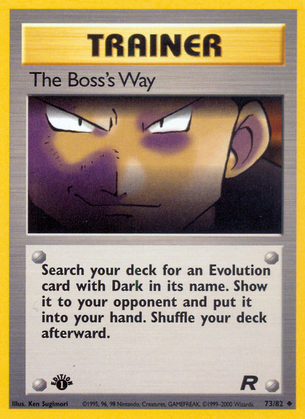 The Boss's Way (Team Rocket 73)