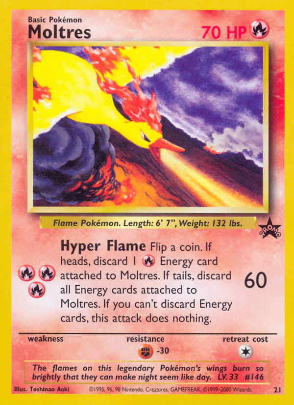 Moltres (Wizards Black Star Promos 21)