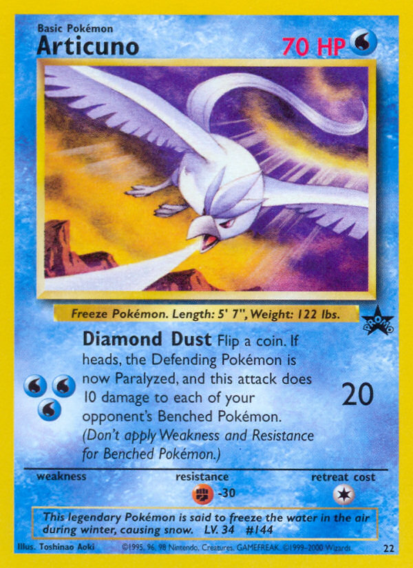 Articuno (Wizards Black Star Promos 22)