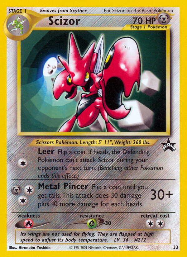 Scizor (Wizards Black Star Promos 33)