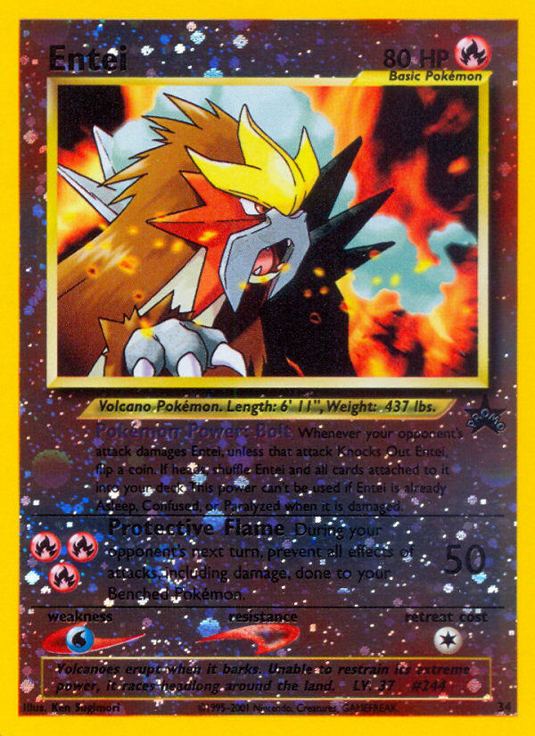 Entei (Wizards Black Star Promos 34)