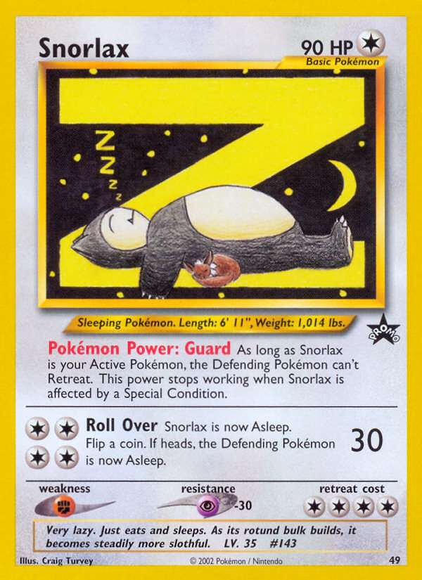 Snorlax (Wizards Black Star Promos 49)