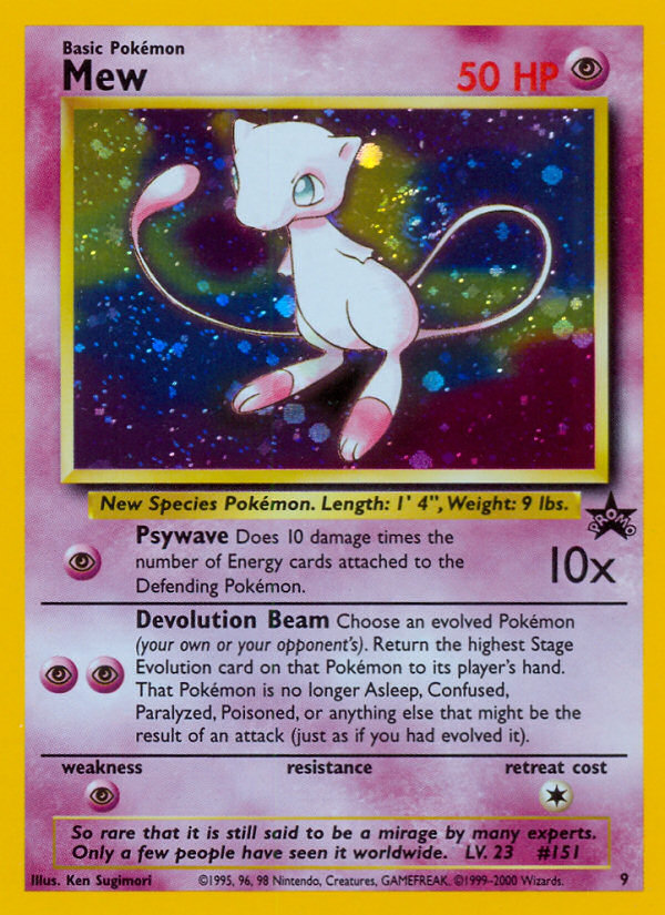 Mew (Wizards Black Star Promos 9)
