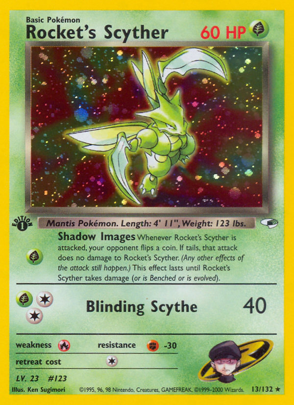 Rocket's Scyther (Gym Heroes 13)