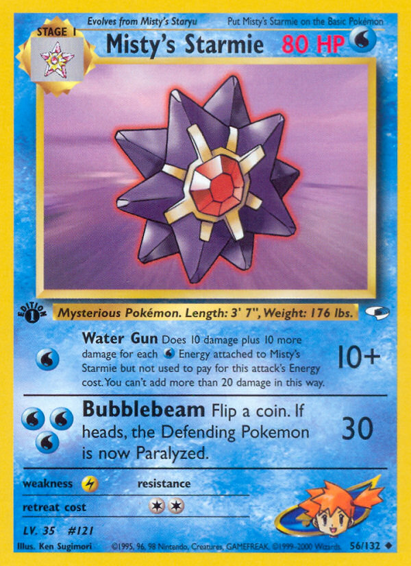 Misty's Starmie (Gym Heroes 56)