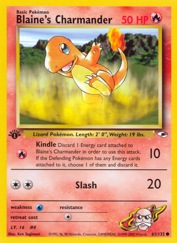 Blaine's Charmander (Gym Heroes 61)