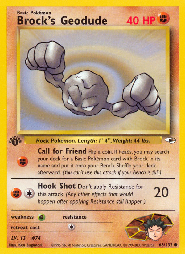 Brock's Geodude (Gym Heroes 66)