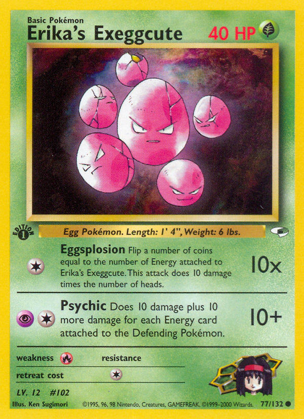 Erika's Exeggcute (Gym Heroes 77)