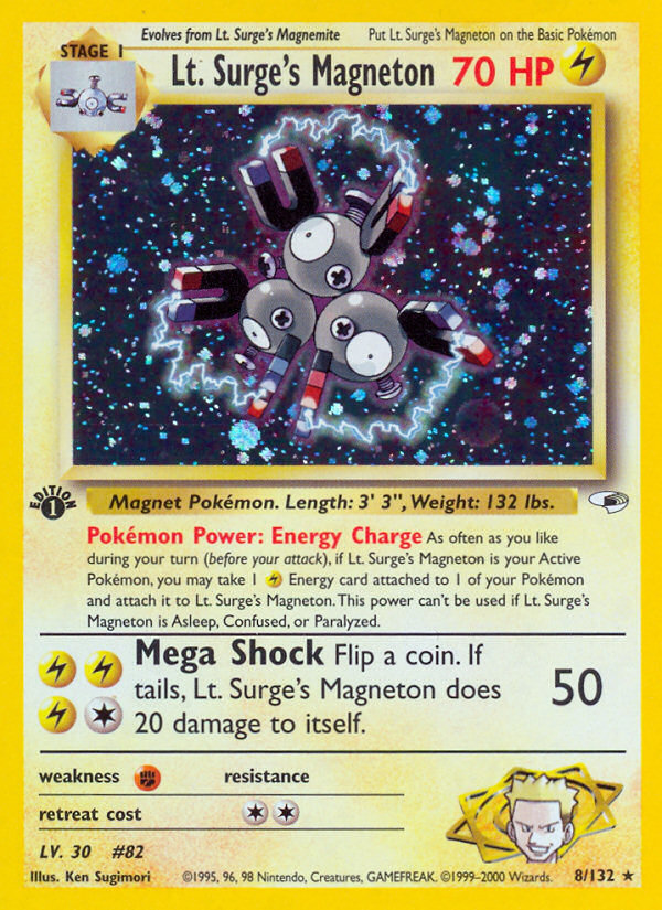 Lt. Surge's Magneton (Gym Heroes 8)