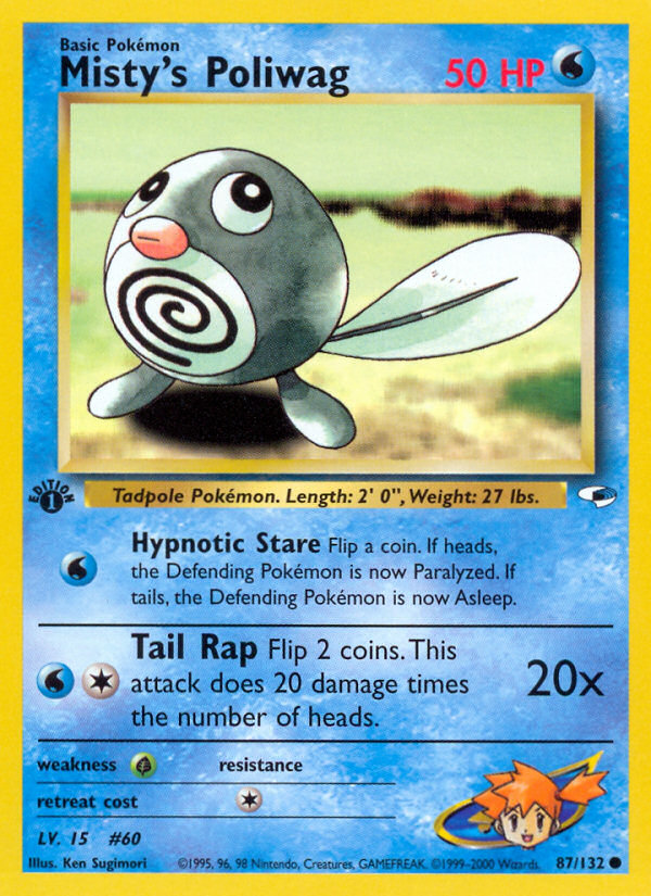 Misty's Poliwag (Gym Heroes 87)