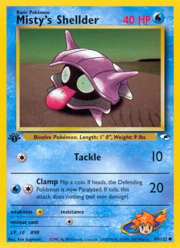 Misty's Shellder (Gym Heroes 89)