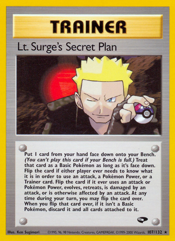 Lt. Surge's Secret Plan (Gym Challenge 107)