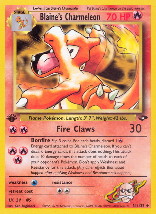 Blaine's Charmeleon (Gym Challenge 31)