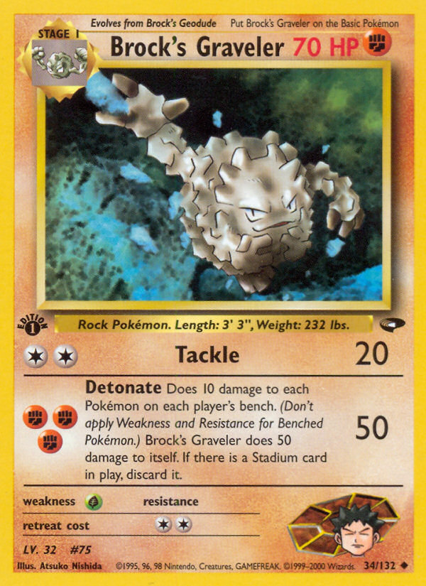 Brock's Graveler (Gym Challenge 34)