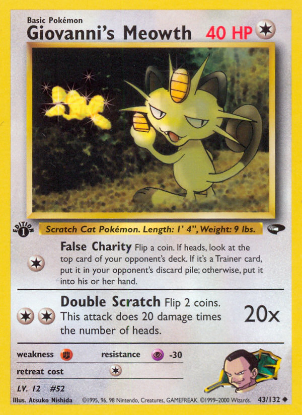 Giovanni's Meowth (Gym Challenge 43)