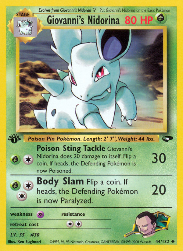 Giovanni's Nidorina (Gym Challenge 44)