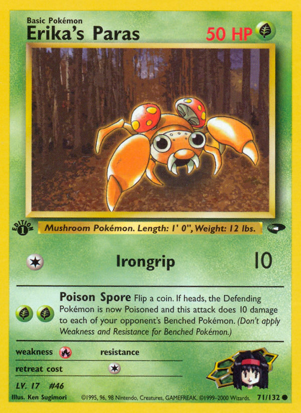 Erika's Paras (Gym Challenge 71)