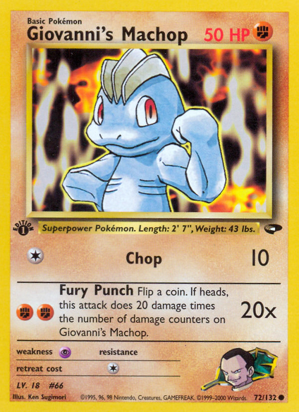Giovanni's Machop (Gym Challenge 72)