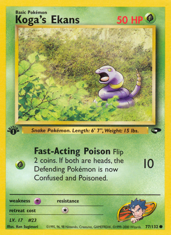 Koga's Ekans (Gym Challenge 77)