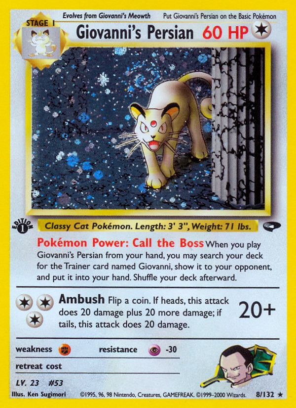 Giovanni's Persian (Gym Challenge 8)