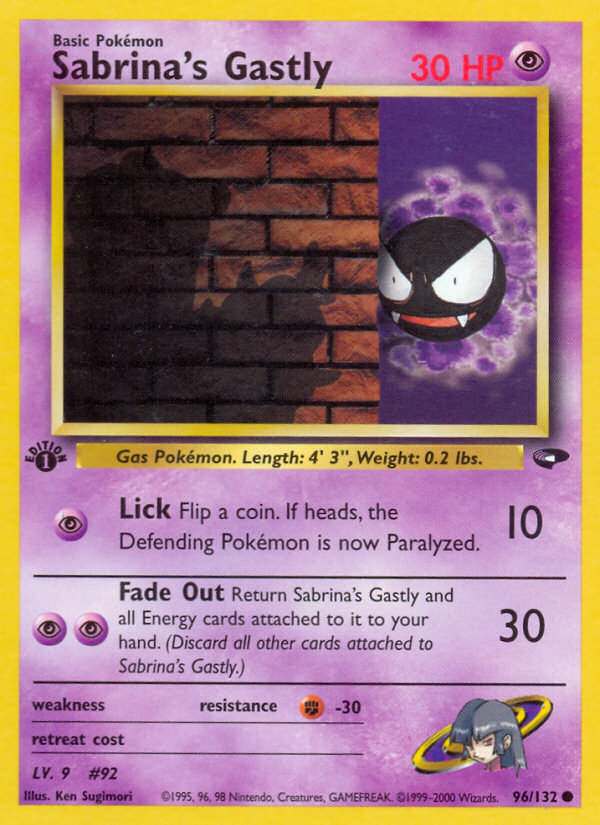 Sabrina's Gastly (Gym Challenge 96)