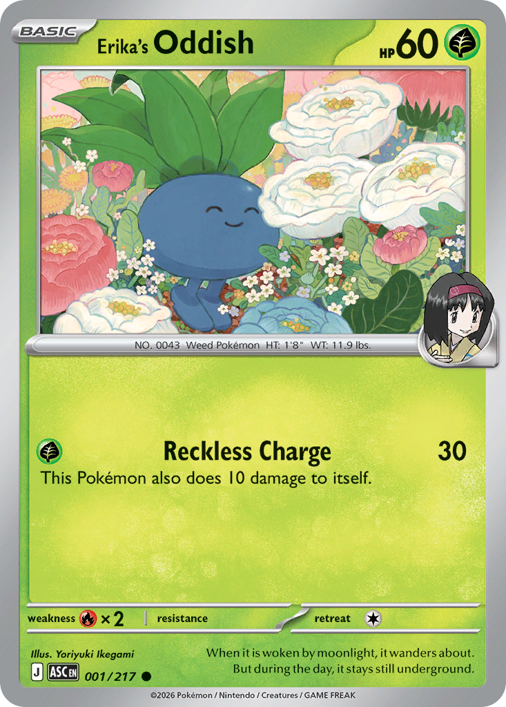 Erika's Oddish (Ascended Heroes 1)
