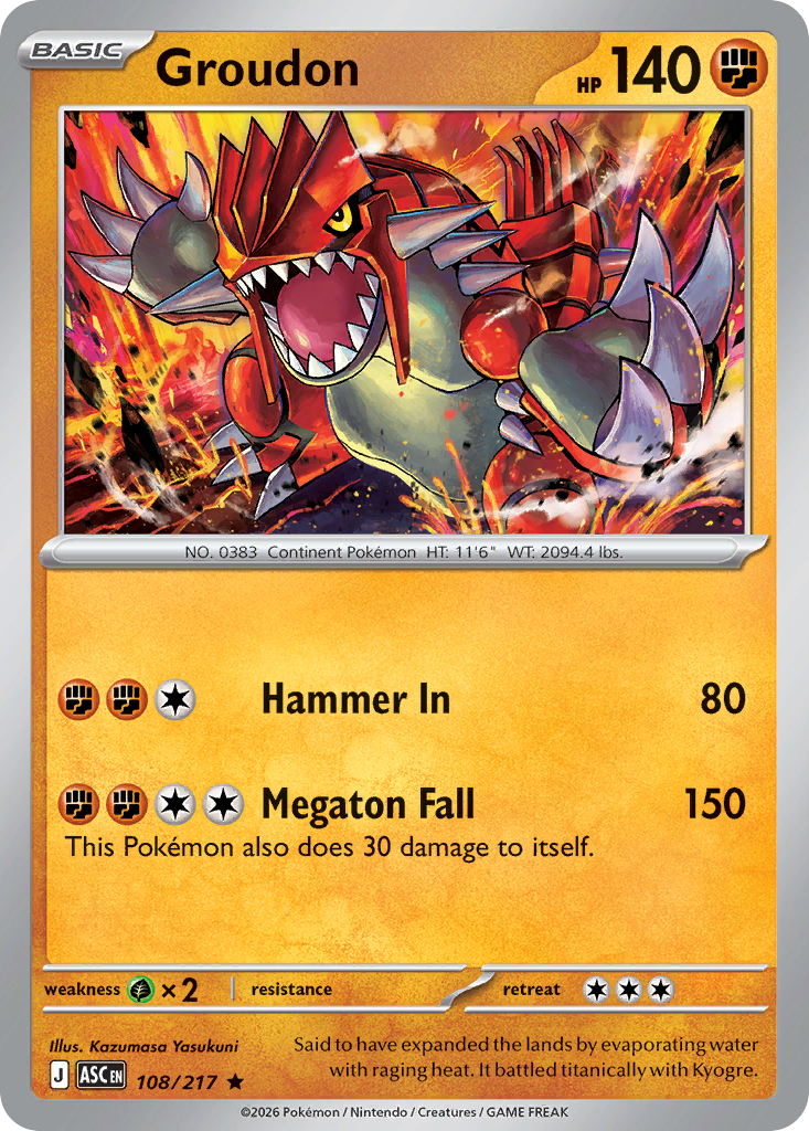Groudon (Ascended Heroes 108)