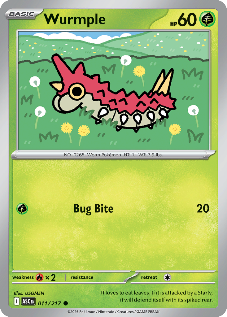 Wurmple (Ascended Heroes 11)