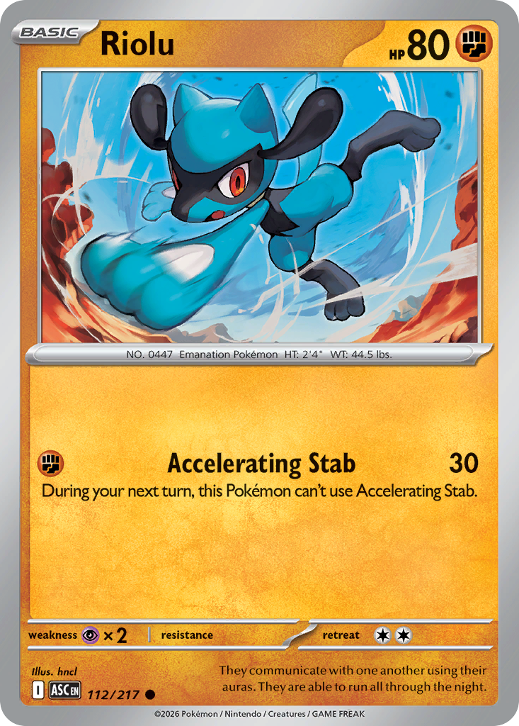 Riolu (Ascended Heroes 112)