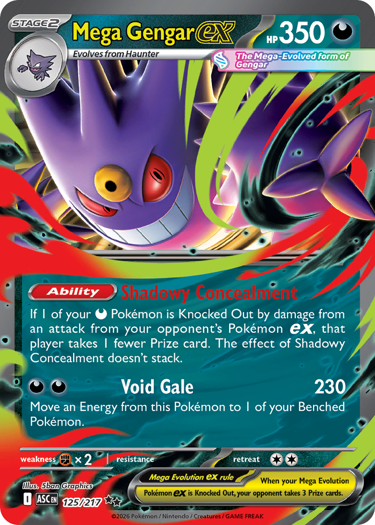 Mega Gengar ex (Ascended Heroes 125)