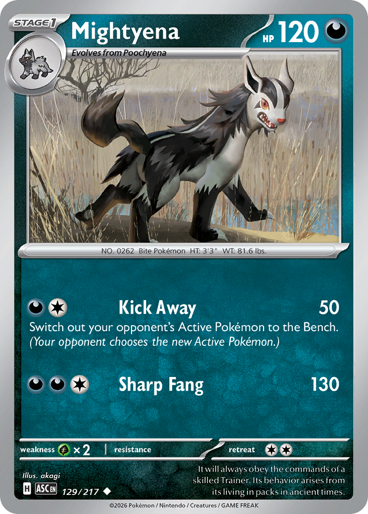 Mightyena - Ascended Heroes 129