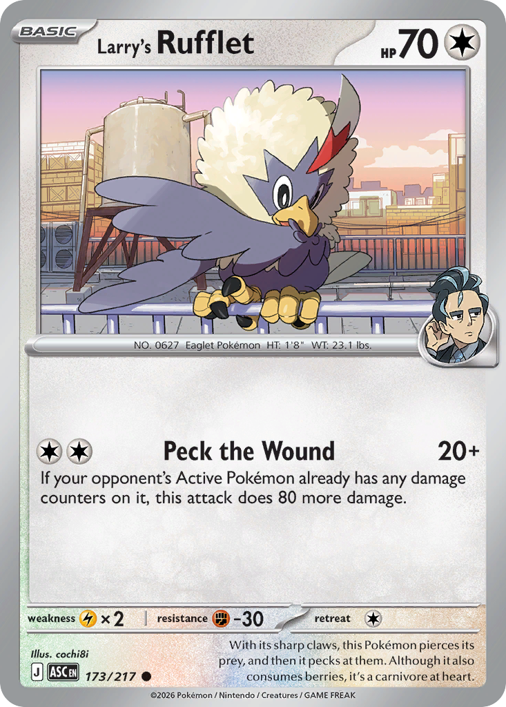 Larry's Rufflet (Ascended Heroes 173)